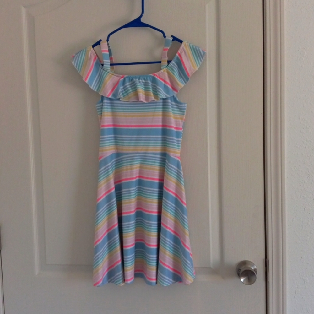 A multi colored kids summer dress